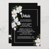  witte roos behuizing kaart (Voorkant / Achterkant)