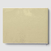 Witte Roos Bloem en Gouden Trouw Gastenboek (Achterkant)