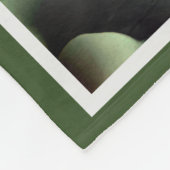 Witte roos bloemig Abstract patroon Fleece Deken (Hoek)