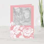 Witte Roos Bloemisterij Moederdag Kaart (Voorkant)