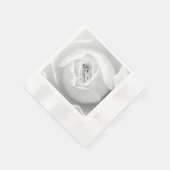 Witte Roos | Elegant Bloemendesign Servet (Hoek)