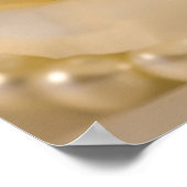 Witte Roos en Parels Poster (Hoek)
