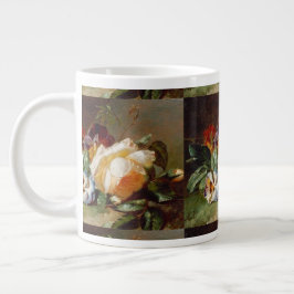 Witte Roos en Viooltjes aan de rand van het bos Grote Koffiekop