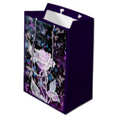 Witte Roos en Vlinders Cadeautas (Achterkant Gekanteld)