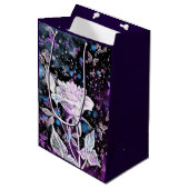 Witte Roos en Vlinders Cadeautas (Voorkant Gekanteld)