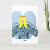 Witte Roos, Gelukkige Verjaardag Kaart (Achterkant)