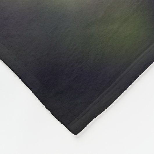 Witte roos in volle bloei Abstract gepersonaliseer Fleece Deken (Hoek)