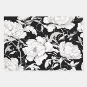 Witte Roos Inpakpapier Vel (Voorkant 3)