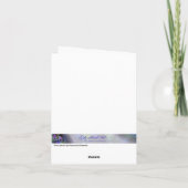 Witte Roos Kaart met Persoonlijke Boodschap (Achterkant)