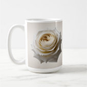 Witte Roos Klassieke Mok (Links)