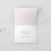 Witte Roos Klassieke Trouw Trouwkaart (Binnen)