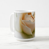 Witte Roos Koffiemok (Voorkant links)