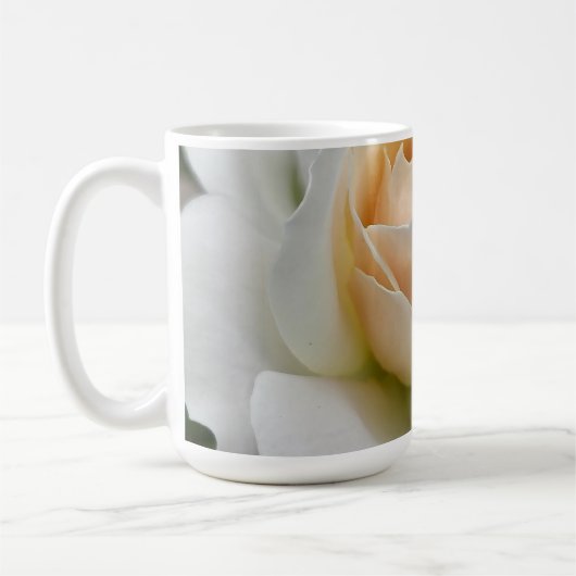 Witte Roos Koffiemok (Links)
