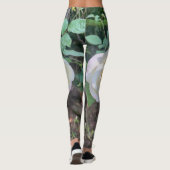 Witte roos Leggings (Achterkant)