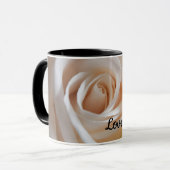 Witte Roos "Love You Mama" mok (Voorkant links)
