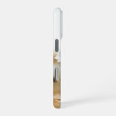 Witte roos met stemming iPhone hoesje (Rechterkant)