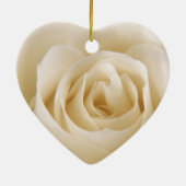 Witte roos Moeder van de Bride Ornament (Achterkant)