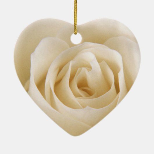 Witte roos Moeder van de Bride Ornament (Achterkant)