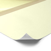witte roos ~ ons bruiloft AUTOGRAPH GUEST-POSTER Poster (Hoek)