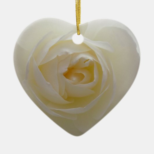 Witte Roos Ornament Romantische Roos Decoraties (Voorkant)
