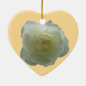 Witte Roos Ornament Romantische Roos Decoraties (Achterkant)