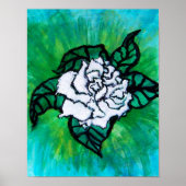 Witte Roos Poster (Voorkant)