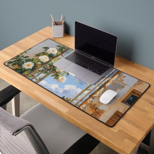 Witte Roos Raam Bureaumat (Kantoor 2)