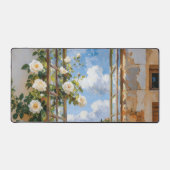 Witte Roos Raam Bureaumat (Voorkant)