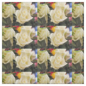 Witte roos stof (Swatch)