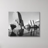 Witte roos ter nagedachtenis canvas afdruk (Voorkant)