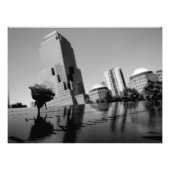 Witte roos ter nagedachtenis foto afdruk (Voorkant)