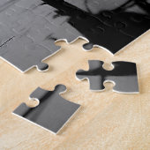 Witte roos ter nagedachtenis legpuzzel (Zijkant)