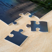 Witte roos ter nagedachtenis legpuzzel (Zijkant)