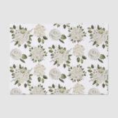 Witte Roos Tissuepapier  (Voorkant)