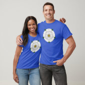 Witte Roos van York T-shirt (Unisex)