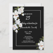 Witte Roos Verjaardag Kaart (Voorkant)