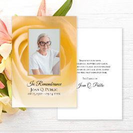 Witte Rose Bloemblaadjes Begrafenissympathie Bedankkaart