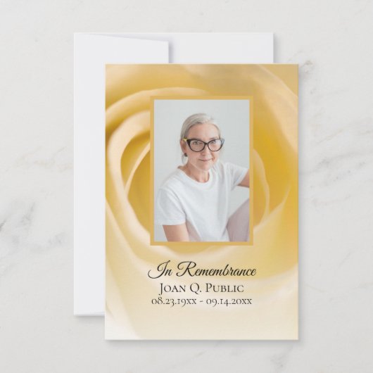 Witte Rose Bloemblaadjes Begrafenissympathie Bedankkaart