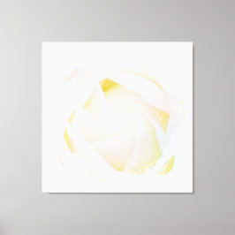 *~* Witte Rose Blush Roze Bloemen Abstract AR8 Canvas Afdruk