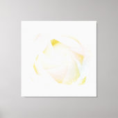 *~* Witte Rose Blush Roze Bloemen Abstract AR8 Canvas Afdruk (Voorkant)