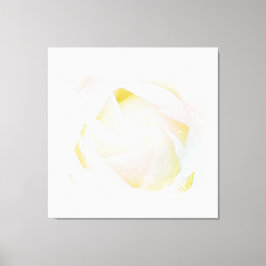 *~* Witte Rose Blush Roze Bloemen Abstract AR8 Canvas Afdruk