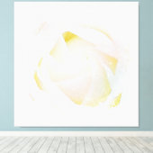 *~* Witte Rose Blush Roze Bloemen Abstract AR8 Canvas Afdruk (Insitu (Houten vloer))