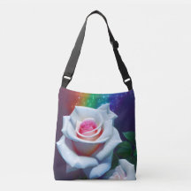 Witte Rose Crossbody tas