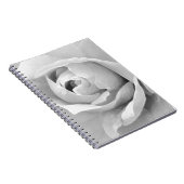 Witte Rose Elegantie Notitieboek (Rechterzijde)