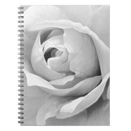 Witte Rose Elegantie Notitieboek