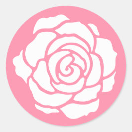 Witte Rose Stickers