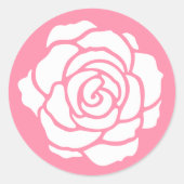 Witte Rose Stickers (Voorkant)