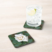witte rosebud drankjes onderzetter (Rechterzijde)