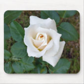 witte rosebud muismat (Voorkant)