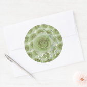 Witte Roses RSVP Sticker (Envelop)